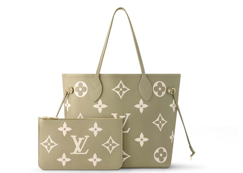 Louis Vuitton Neverfull MM Light Khaki/Cream
