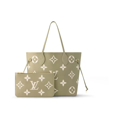 Louis Vuitton Neverfull MM Light Khaki/Cream