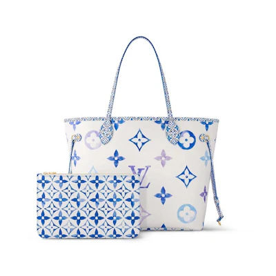 Louis Vuitton Neverfull MM Monogram Blue