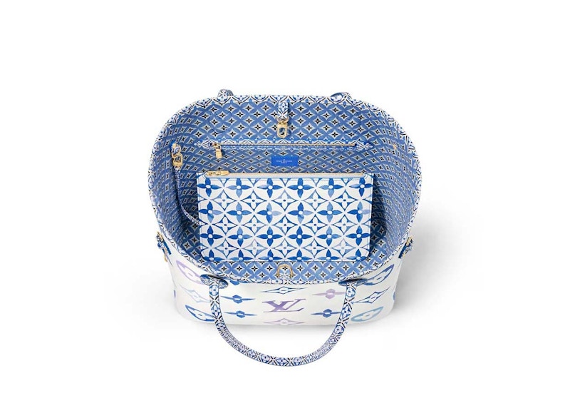 Order Louis Vuitton Neverfull MM Monogram Biru