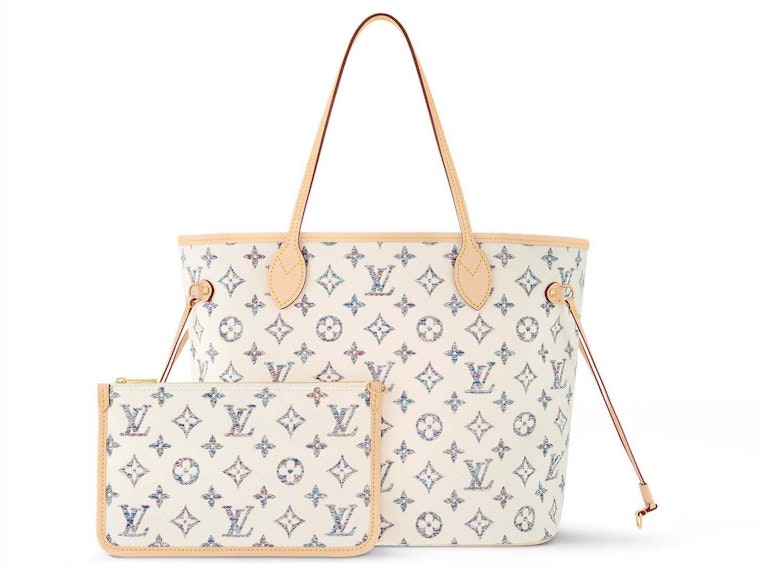 louis-vuitton-neverfull-mm-multicolor-beige