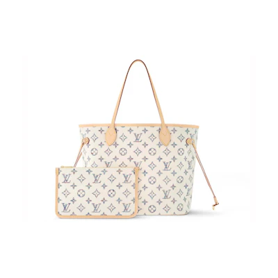 Louis Vuitton Neverfull MM Multicolor Beige