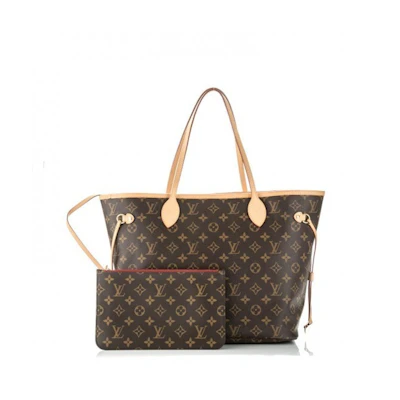 Louis Vuitton Neverfull Monogram MM Cerise Lining
