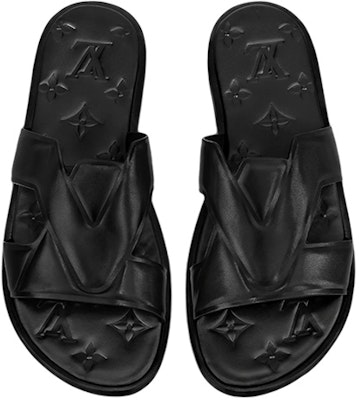 Louis Vuitton Oasis Slide 'Black' 1A9G2S Lookbook Louis Vuitton Oasis Slide 'Black' 1A9G2S