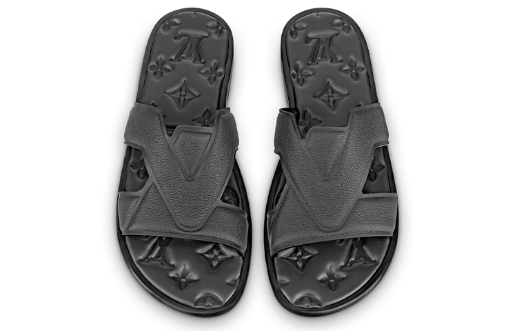 Lookbook Louis Vuitton Oasis Slide 'Hitam' 1AA4CB