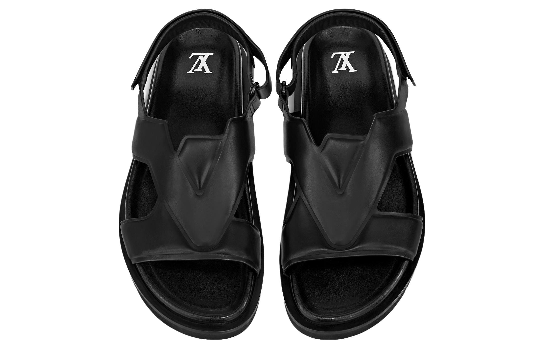 Shop 루이비통 오아시스 슬라이드 '블랙' 1ABITI