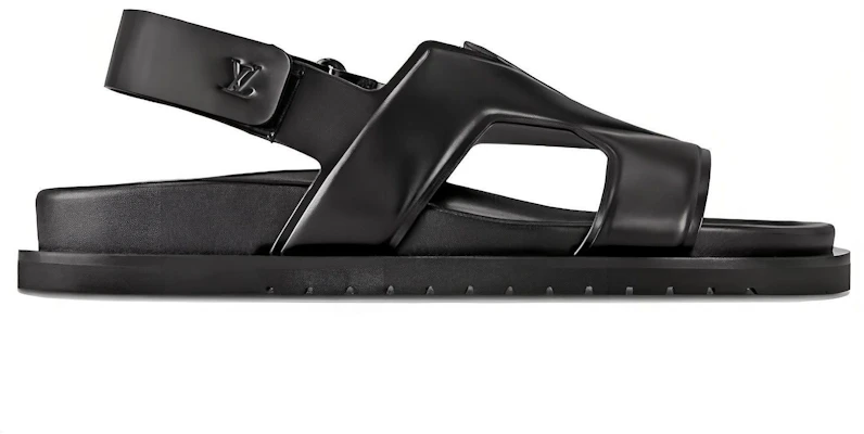 LOUIS VUITTON Oasis 舒適百搭 一字帶涼鞋 男款 黑色 Order LOUIS VUITTON Oasis 舒適百搭 一字帶涼鞋 男款 黑色