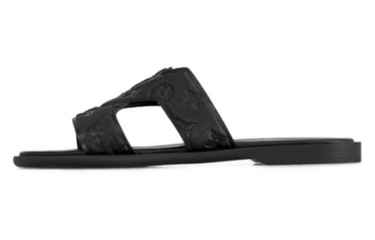 Louis Vuitton Oasis Slide 'Black Leather' 1ACHJ0