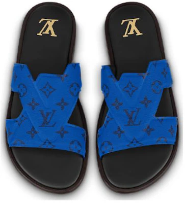 Louis Vuitton Oasis Slide 'Biru' 1AAR3A Lookbook Louis Vuitton Oasis Slide 'Biru' 1AAR3A