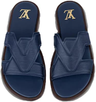 Details for Louis Vuitton Oasis Slide 'Fashion Peep Toe Blue' 1ABNI0