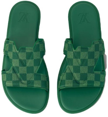 Louis Vuitton Oasis Slide 'Green' 1AC5EU Lookbook Louis Vuitton Oasis Slide 'Green' 1AC5EU
