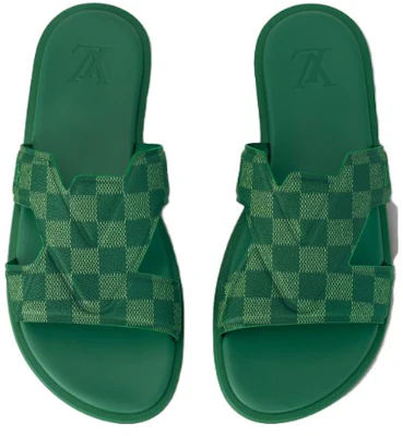 Louis Vuitton Oasis Slide 'Hijau' 1AC5EU Lookbook Louis Vuitton Oasis Slide 'Hijau' 1AC5EU