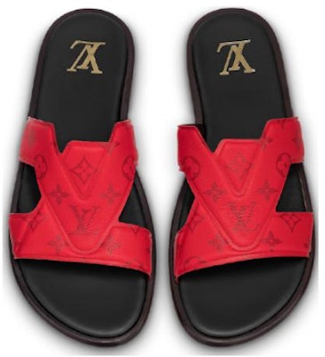 Louis Vuitton Oasis Slide 'Red Fashion Toe' 1AAR2U Lookbook Louis Vuitton Oasis Slide 'Red Fashion Toe' 1AAR2U