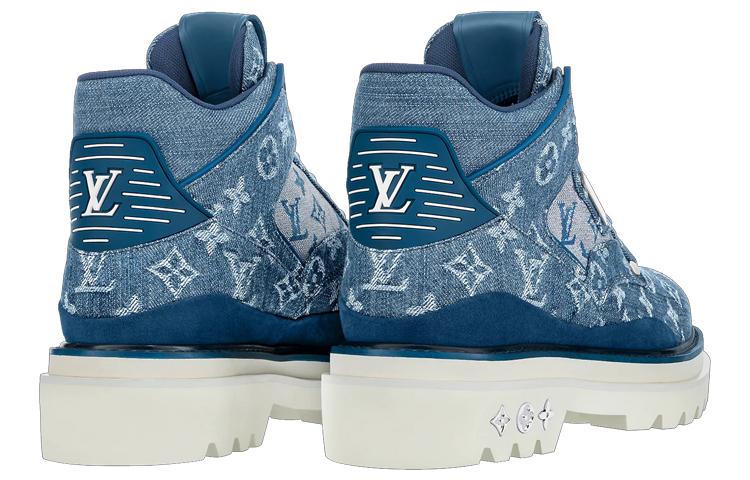 Lookbook Botas Louis Vuitton Oberkamp Tobilleras 'Denim Monogram' 1A8JTT