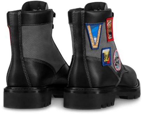 Louis Vuitton Bota Oberkampf Tobillera 'Textil Negro y Cuero de Ternera' 1A4NF0 Shop Louis Vuitton Bota Oberkampf Tobillera 'Textil Negro y Cuero de Ternera' 1A4NF0