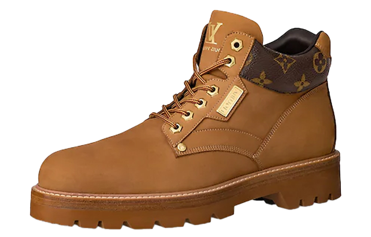 Louis Vuitton Oberkampf Ankle Boot 'Brown' 1A5XG