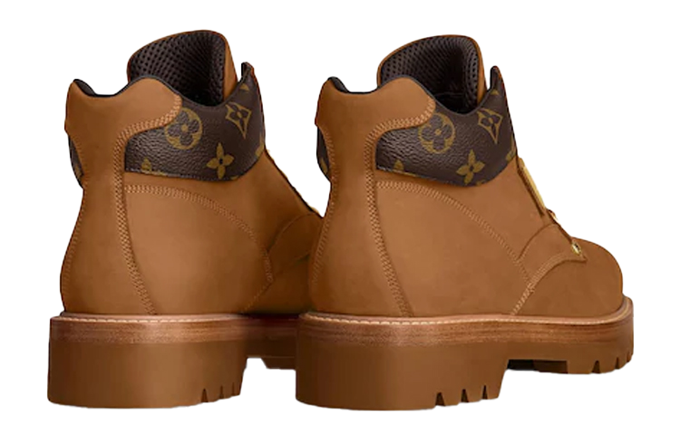 Shop 路易威登 Oberkampf 棕色短靴 1A5XG