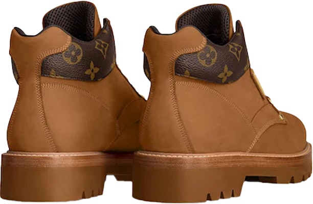 Louis Vuitton Oberkampf Ankle Boot 'Brown' 1A5XG Shop Louis Vuitton Oberkampf Ankle Boot 'Brown' 1A5XG