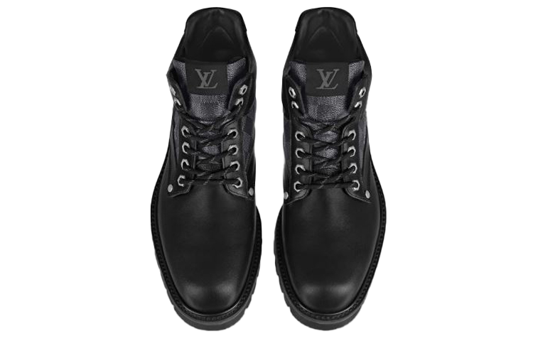 Lookbook 路易威登 Oberkampf 短靴 'Damier 石墨' 1A5S7Q