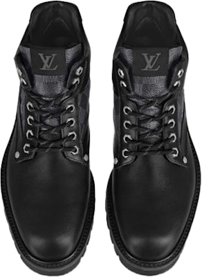Louis Vuitton Oberkampf Ankle Boot 'Damier Graphite' 1A5S7Q Lookbook Louis Vuitton Oberkampf Ankle Boot 'Damier Graphite' 1A5S7Q