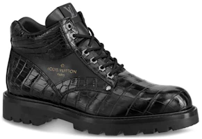 Order Bottes Louis Vuitton Oberkampf ''Crocodile Noir Embossé'' 1A5DT0