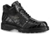 But Louis Vuitton Oberkampf Ankle Boot 'Embossed Crocodile Hitam' 1A5DT0