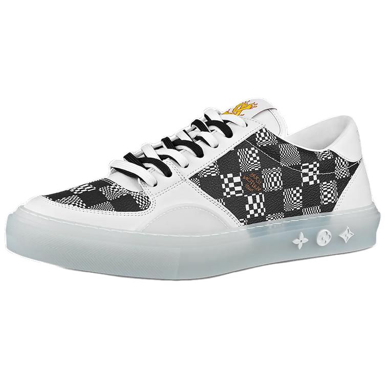 Louis Vuitton Ollie Skateboard Sneakers 'White Black' 1A8Q28