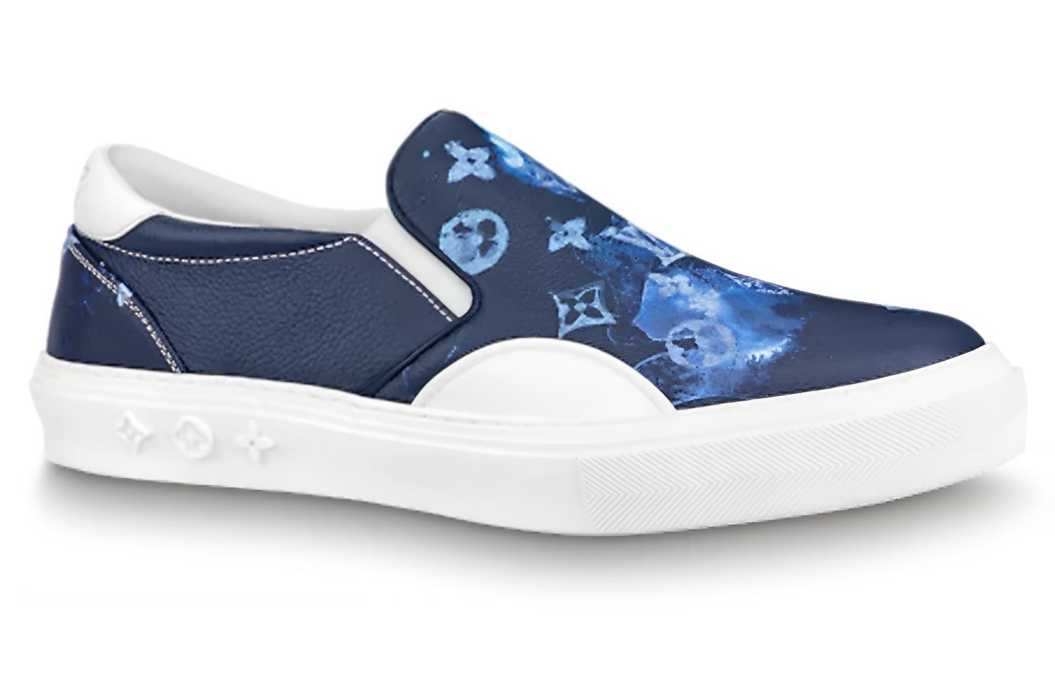 LV Ollie Slip-On Sneakers 'Denim Monogram' 圖 2