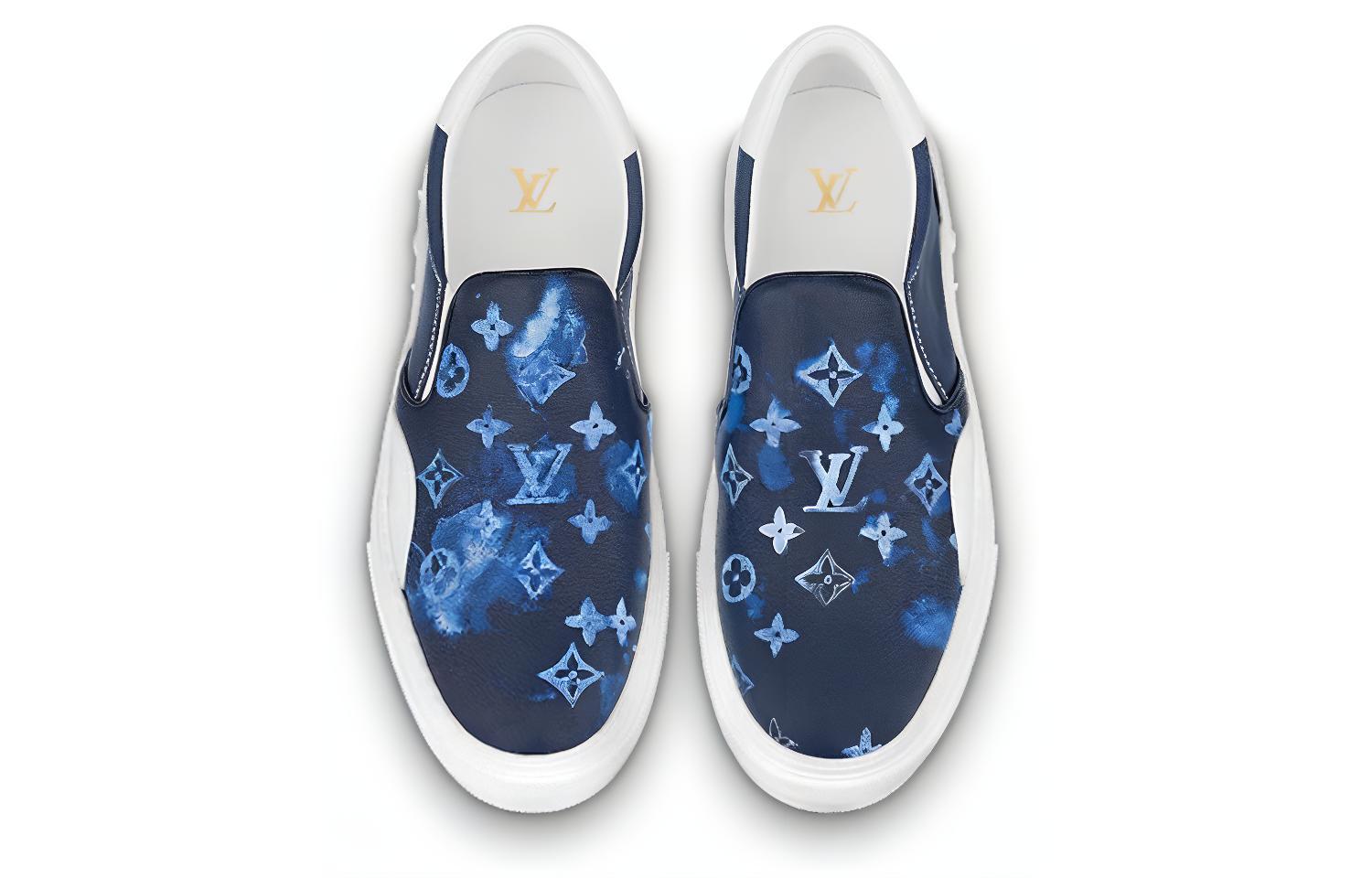 LV Ollie Slip-On Sneakers 'Denim Monogram' 圖 3