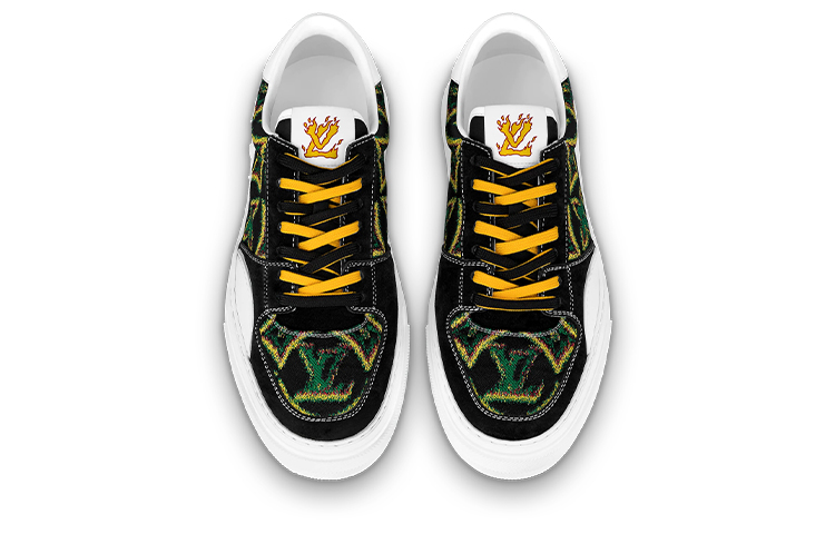 Lookbook Sneakers Louis Vuitton Ollie ''Nero Verde Giallo'' 1A8Q71