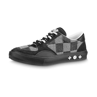 LV Ollie Sneakers 'Black Plaid Mesh'