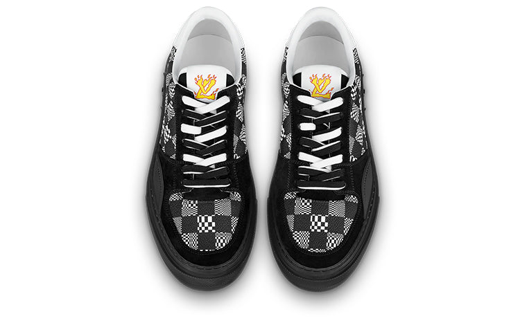 LV Ollie Sneakers 'Black Plaid Monogram' 圖 3