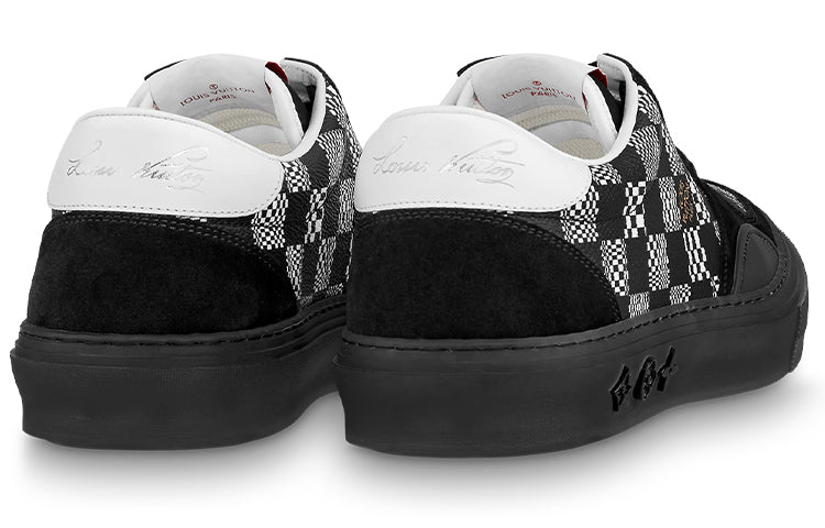 LV Ollie Sneakers 'Black Plaid Monogram' 圖 4