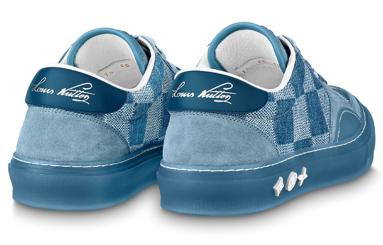 Lookbook Louis Vuitton Ollie Sneakers 'Biru Plaid Mesh' 1A9YT6