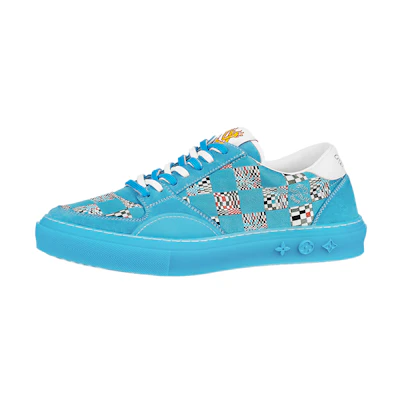 LV Ollie Sneakers 'Blue Plaid Monogram'