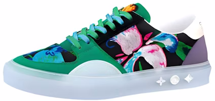 Louis Vuitton Ollie Sneakers 'Green Paint Style' 1A9JIZ Louis Vuitton Ollie Sneakers 'Green Paint Style' 1A9JIZ