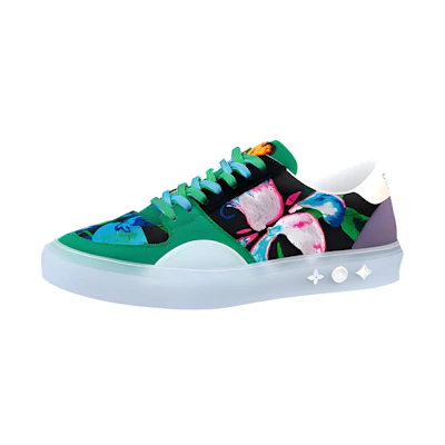 LV Ollie Sneakers 'Green Paint Style'