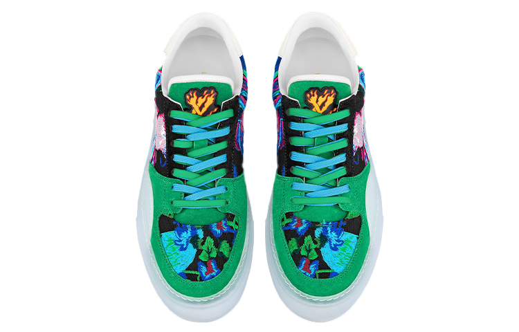 Lookbook Zapatillas Louis Vuitton Ollie 'Estilo Pintura Verde' 1A9JIZ