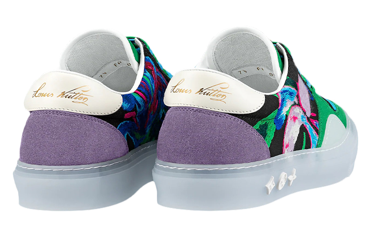 Shop Zapatillas Louis Vuitton Ollie 'Estilo Pintura Verde' 1A9JIZ