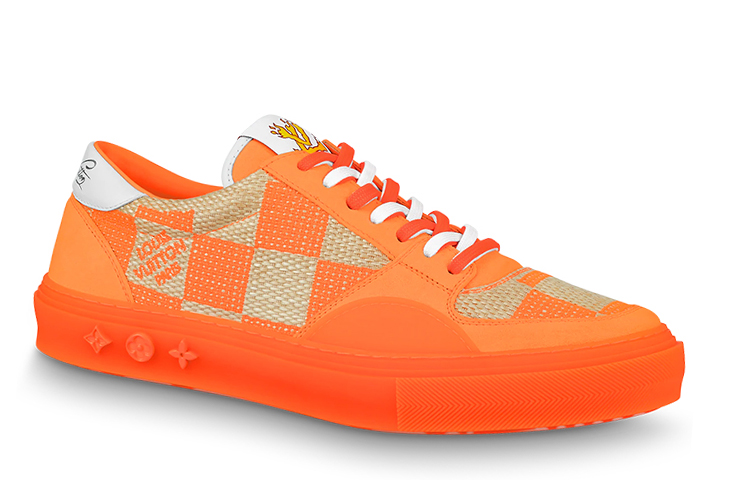LV Ollie Sneakers 'Orange Plaid Monogram' 圖 2