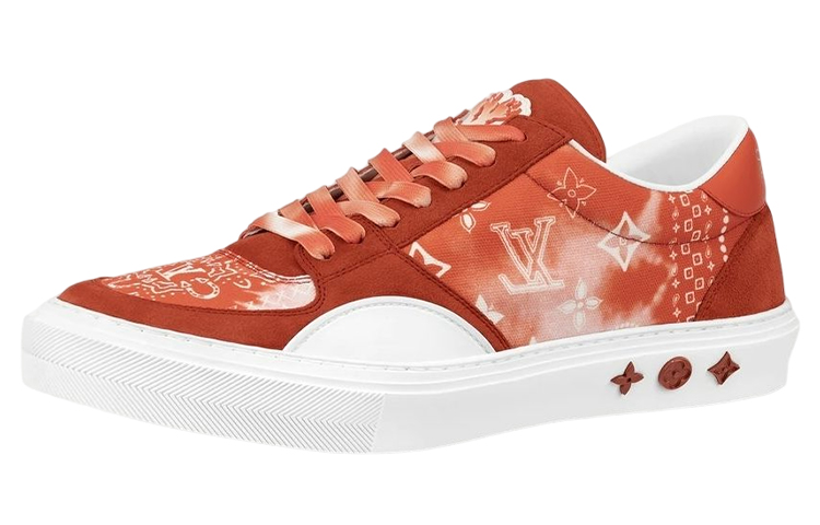 Louis Vuitton Ollie Sneakers 'Orange Tie Dye Style Monogram' 1AA7MZ