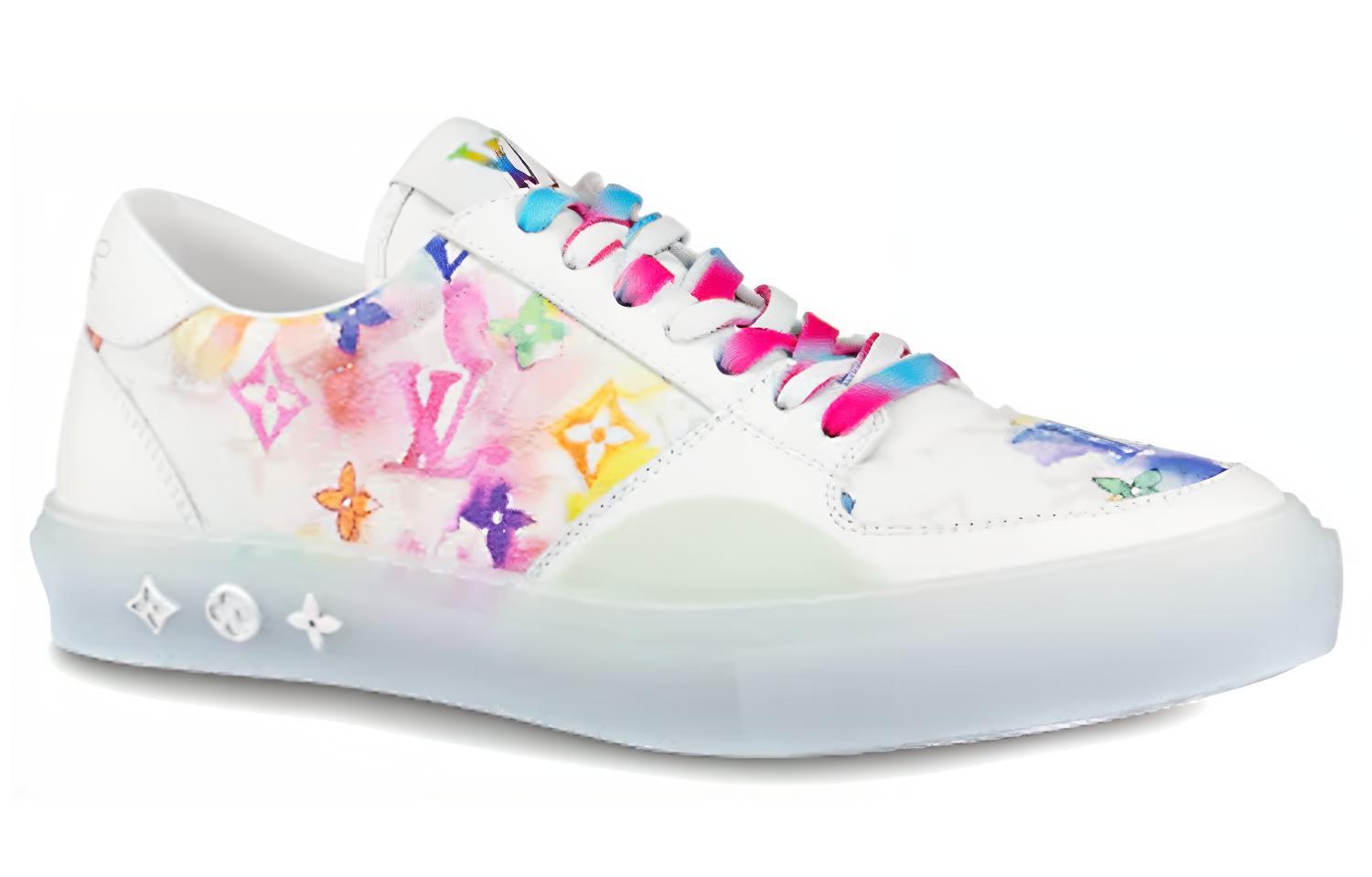 Order Zapatillas Louis Vuitton Ollie 'Blancas con Monograma Colorido' 1A8SGT