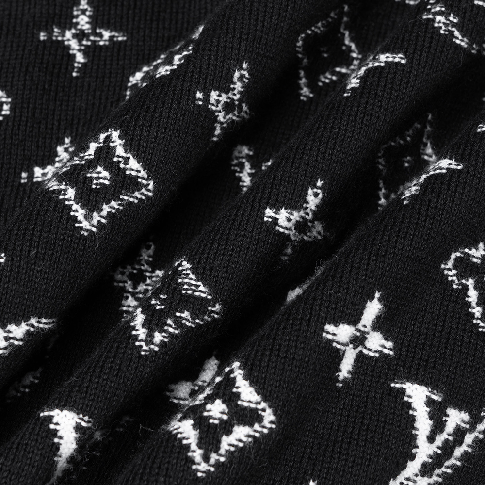 Details for Suéter Cuello Redondo Louis Vuitton Monograma Ombre Negro. 1A8FM3
