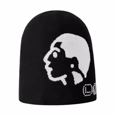 LOUIS VUITTON Original Design Black Knitted Wool Beanie Unisex Couple Style. m5259a