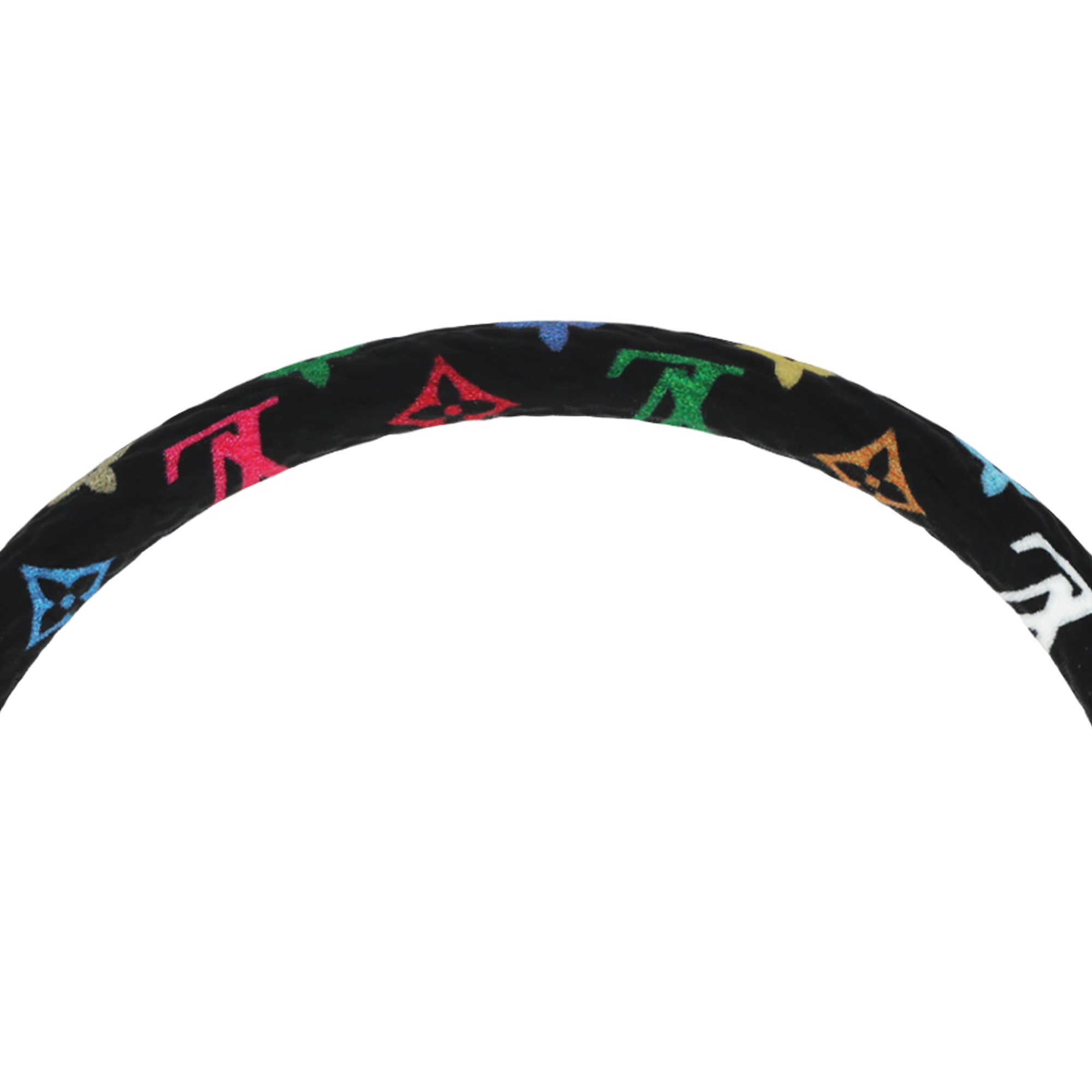 Purchase LOUIS VUITTON Desain Asli Gelang Logam Hitam Unisex Gaya Pasangan. M8974F