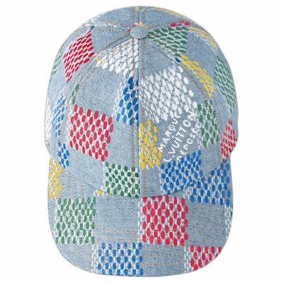 路易威登原版设计蓝色棉质棒球帽 男女同款情侣风格 M5048L Shop 路易威登原版设计蓝色棉质棒球帽 男女同款情侣风格 M5048L