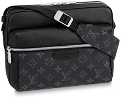 Louis Vuitton Outdoor Messenger Monogram Eclipse Taiga Black Louis Vuitton Outdoor Messenger Monogram Eclipse Taiga Black