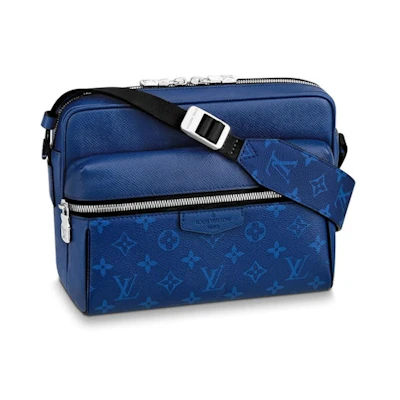 Louis Vuitton Outdoor Messenger Monogram Pacific Taiga Blue