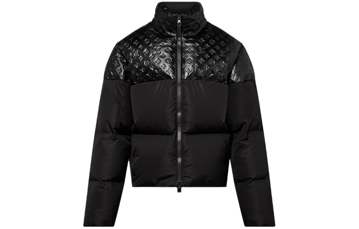 LOUIS VUITTON Oversized High-Neck Puffer Jacket  Black 1ABZFO