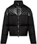 Buy LOUIS VUITTON Jaket Puff Leher Tinggi Oversized Hitam 1ABZFO